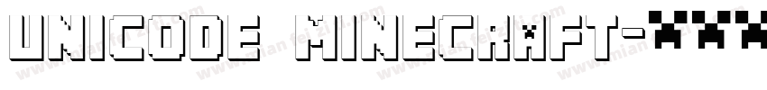 unicode minecraft字体转换
